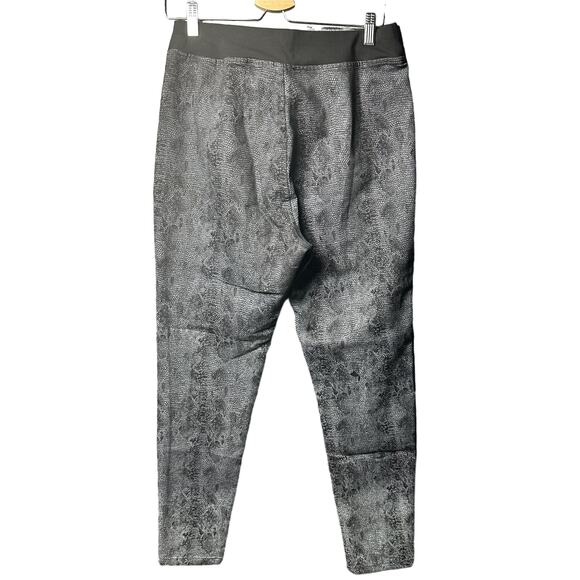 Soft Surroundings Women's Gray Animal Print Pull-On Legging Pants Size Medium - Picture 2 of 7